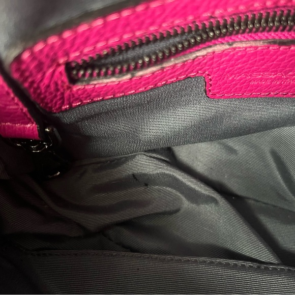 Massaccesi fuchsia pebbled camera bag - Picture 2 of 6